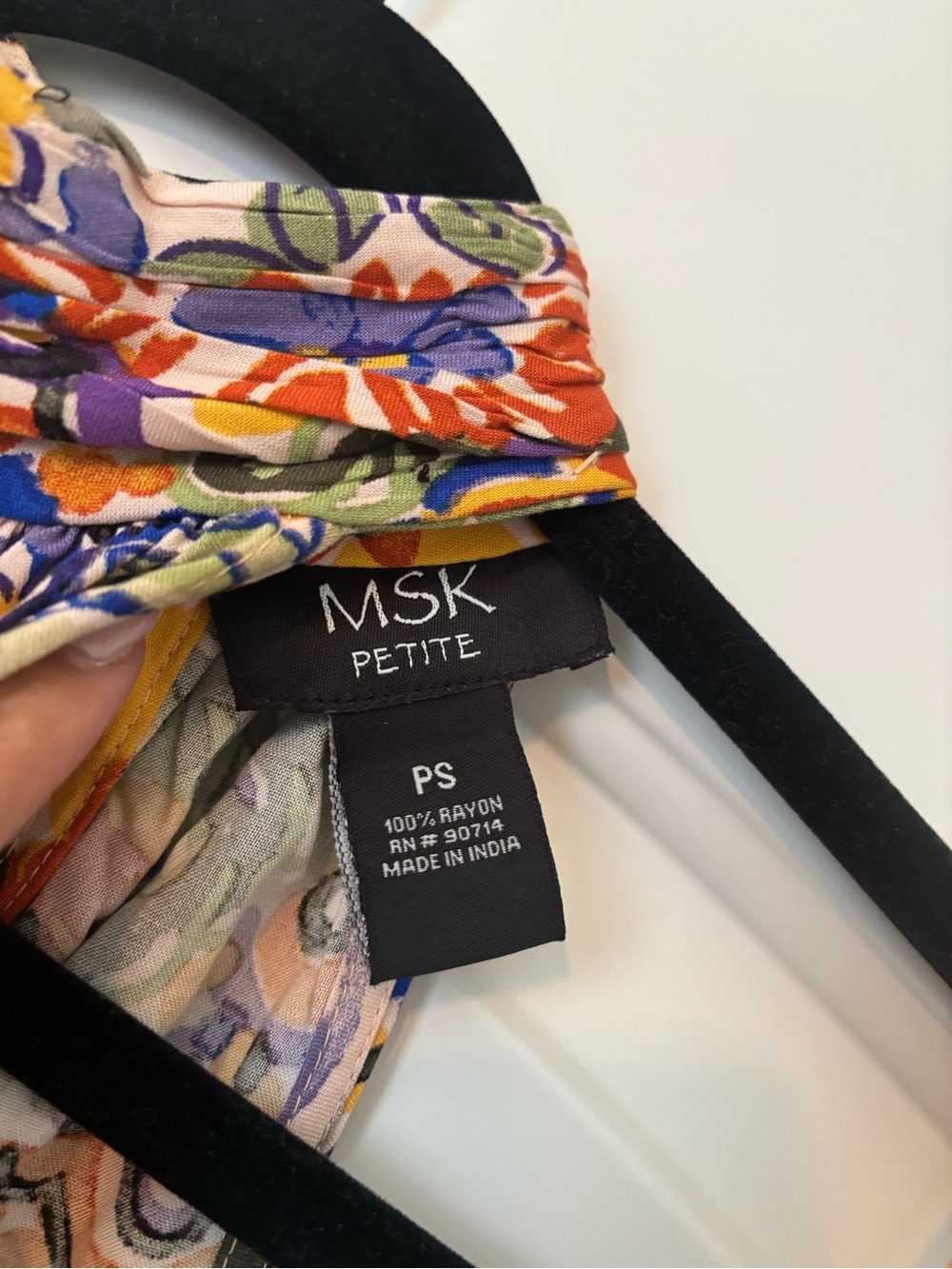 NWT MSK Petite Floral Halter Jumpsuit - Picture 6 of 10